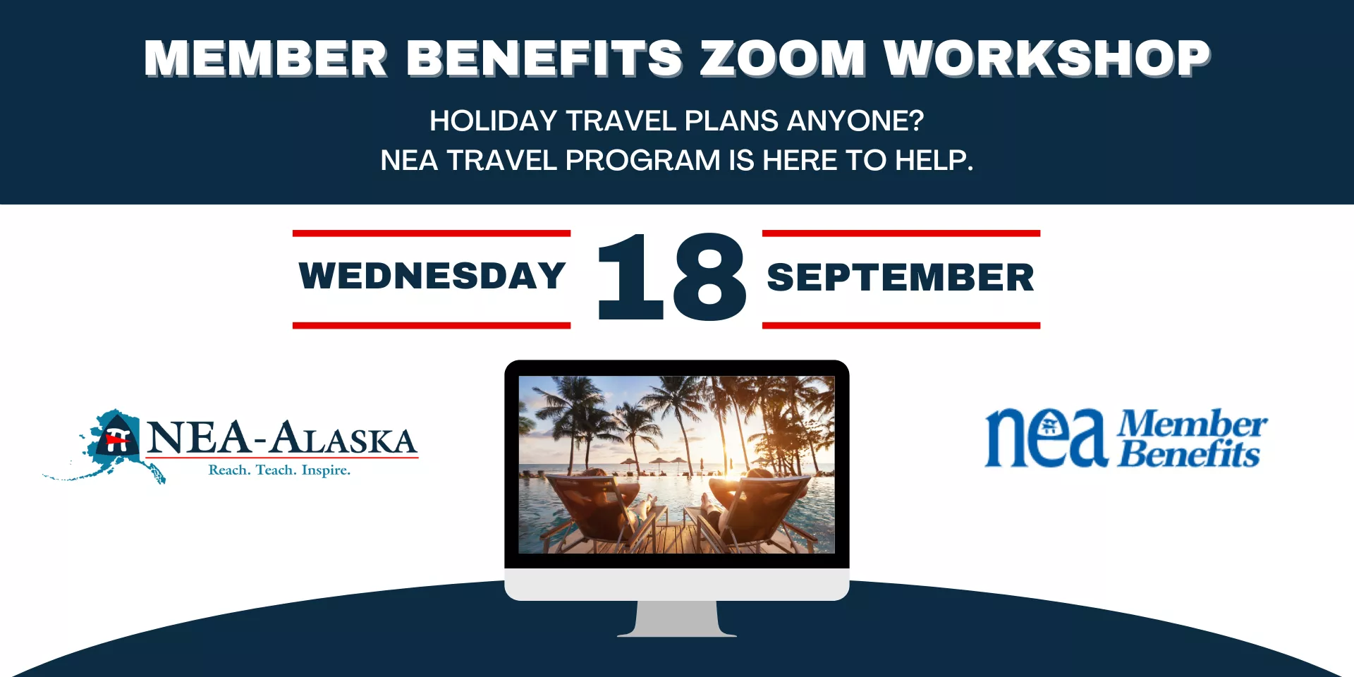 NEA travel webinar graphic
