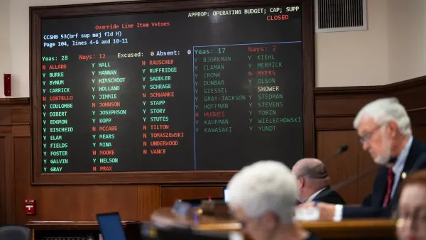 Veto override vote board