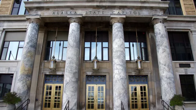 Steps of the Alaska State Capitol